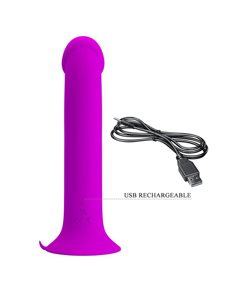 Pretty Love Murray - Vibrerende Dildo - 19 cm - Paars - USB Oplaadbaar - Siliconen - Ervaar Diep en Krachtig Plezier-Erotiekvoordeel.nl