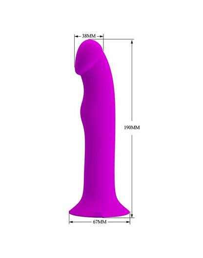 Pretty Love Murray - Vibrerende Dildo - 19 cm - Paars - USB Oplaadbaar - Siliconen - Ervaar Diep en Krachtig Plezier-Erotiekvoordeel.nl