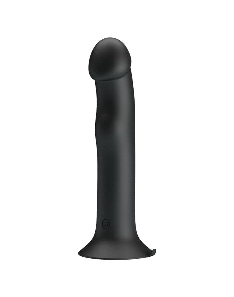 Pretty Love Murray - Vibrerende Dildo - 19 cm - Zwart - USB Oplaadbaar - Siliconen-Erotiekvoordeel.nl