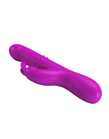 Pretty Love - Reese - Stotende Rabbit Vibrator - Roze-Erotiekvoordeel.nl