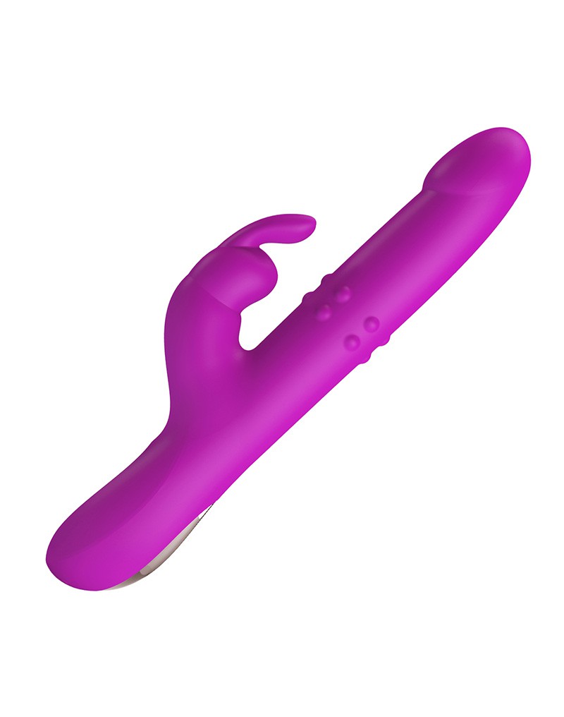 Pretty Love - Reese - Stotende Rabbit Vibrator - Roze-Erotiekvoordeel.nl