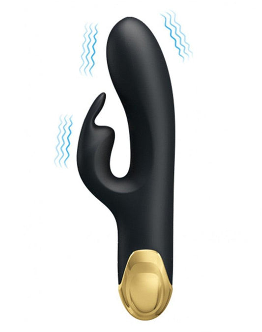 Pretty Love Royal Pleasure Double Pleasure Vibrator  - zwart/goud - Erotiekvoordeel.nl