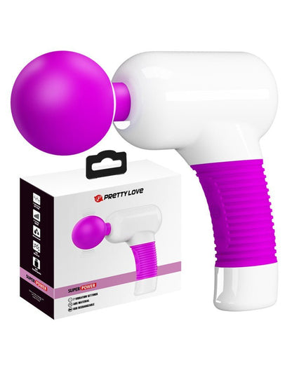 Pretty Love Swan Super Power Gun Massage Apparaat & Wand Vibrator in 1 - roze - Erotiekvoordeel.nl