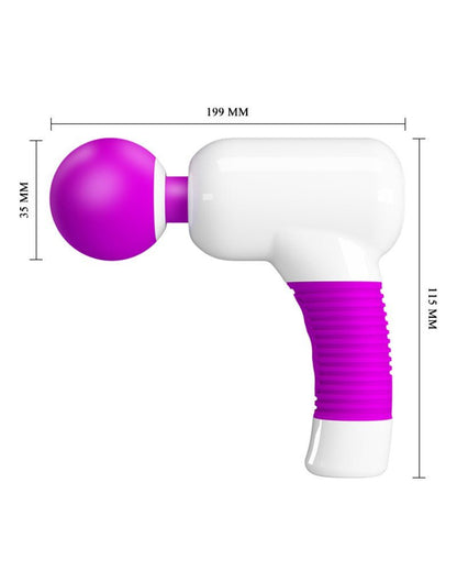 Pretty Love Swan Super Power Gun Massage Apparaat & Wand Vibrator in 1 - roze - Erotiekvoordeel.nl