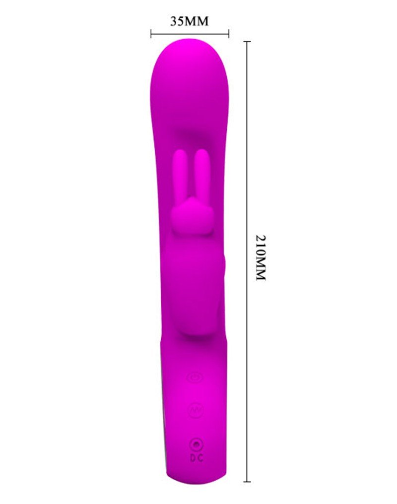 Pretty Love Webb Rabbit Vibrator - roze - Erotiekvoordeel.nl