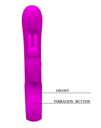 Pretty Love Webb Rabbit Vibrator - roze - Erotiekvoordeel.nl