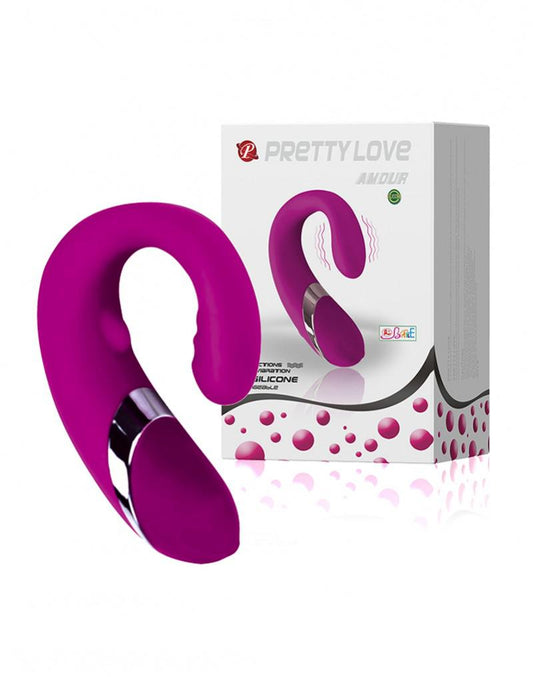 Pretty love Amour Flexibele Clitoris en G-spot Vibrator - roze - Erotiekvoordeel.nl