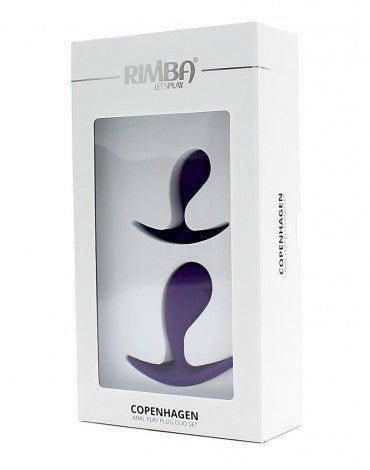 Rimba Copenhagen Anaal plugs | set van 2 buttplugs - paars- Erotiekvoordeel.nl