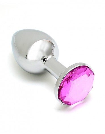 Rimba Metalen Buttplug met kristal Sofia - roze- Erotiekvoordeel.nl