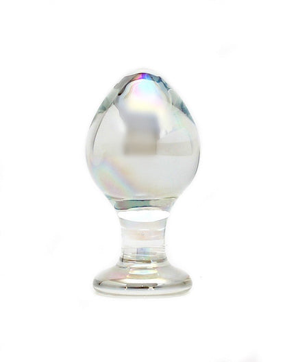 Rimba Sensual Glass Glazen Buttplug Zelda - transparant-Erotiekvoordeel.nl