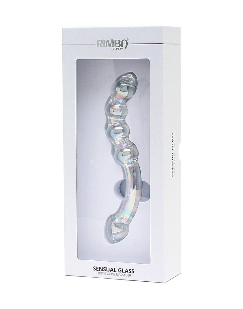 Rimba Sensual Glass Glazen Dildo Xena - transparant-Erotiekvoordeel.nl