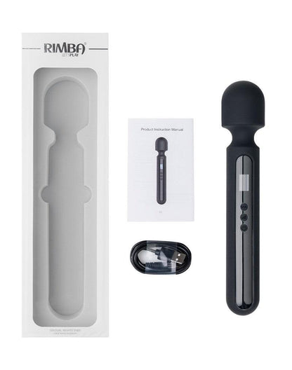 Rimba - Sensual Nights SN05 - Grote Wand Vibrator - Massager - Zwart-Erotiekvoordeel.nl