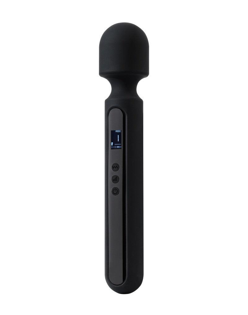 Rimba - Sensual Nights SN05 - Grote Wand Vibrator - Massager - Zwart-Erotiekvoordeel.nl