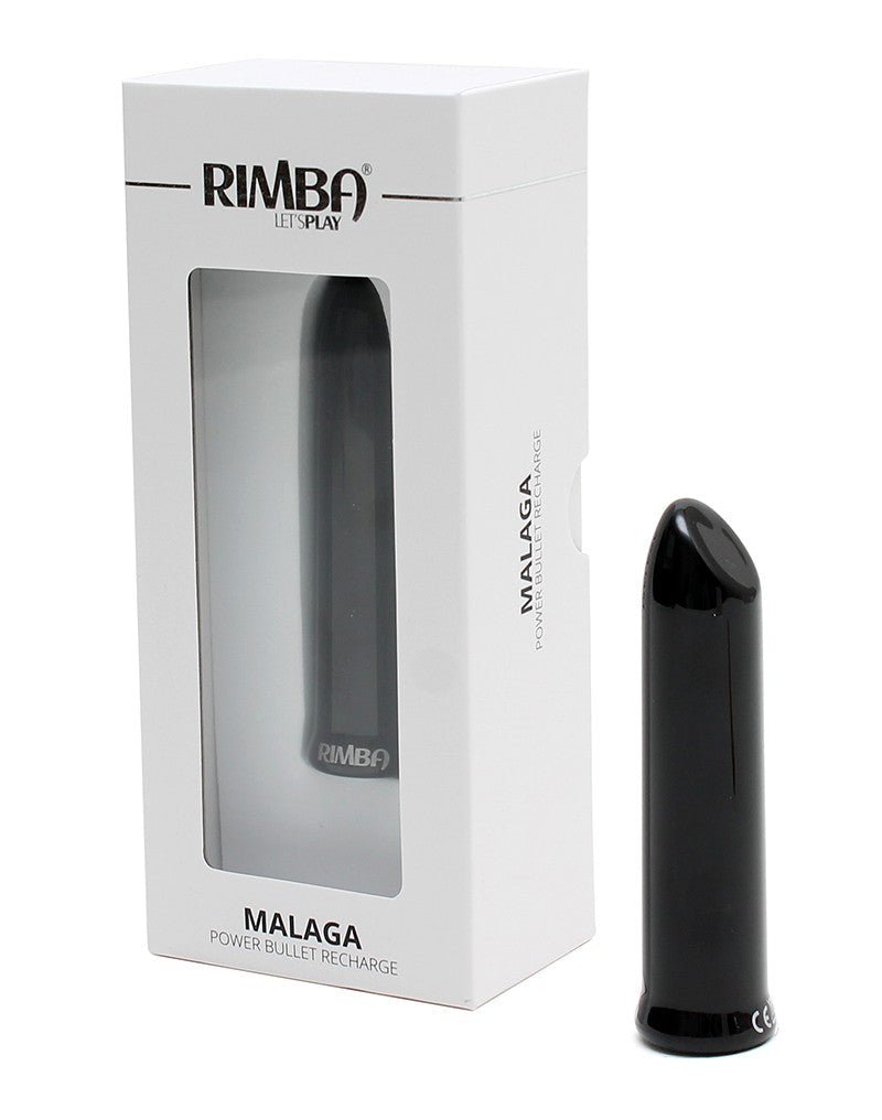 Rimba Toys Malaga Bullet Vibrator | krachtige zwarte mini vibrator- Erotiekvoordeel.nl