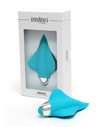 Rimba Toys Vulva en Clitoris Vibrator Odessa - turquoise- Erotiekvoordeel.nl