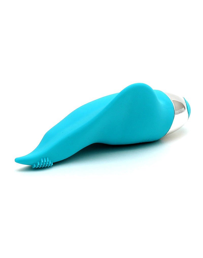 Rimba Toys Vulva en Clitoris Vibrator Odessa - turquoise- Erotiekvoordeel.nl