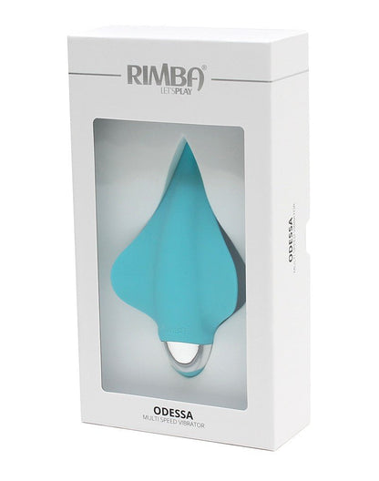 Rimba Toys Vulva en Clitoris Vibrator Odessa - turquoise- Erotiekvoordeel.nl