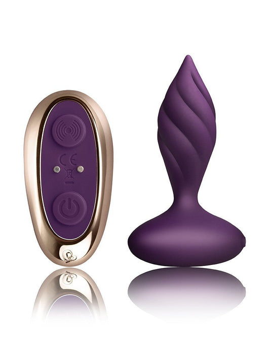 Rocks-Off Anaal Vibrator/Vibrerende Buttplug met afstandsbediening PETITE SENSATIONS DESIRE - paars-Erotiekvoordeel.nl