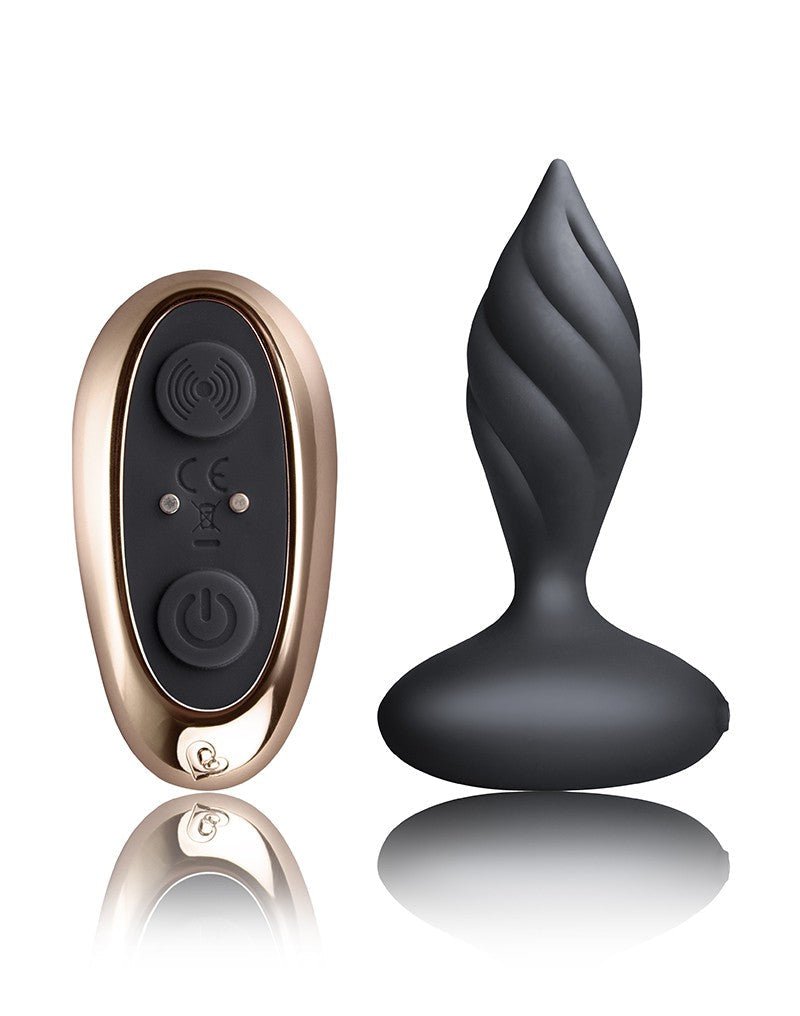 Rocks-Off Anaal Vibrator/Vibrerende Buttplug met afstandsbediening PETITE SENSATIONS DESIRE - zwart-Erotiekvoordeel.nl