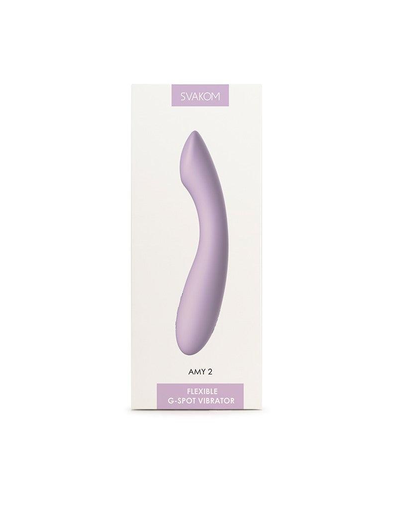 SVAKOM Amy 2 - Flexibele G-Spot Vibrator - Lila-Erotiekvoordeel.nl