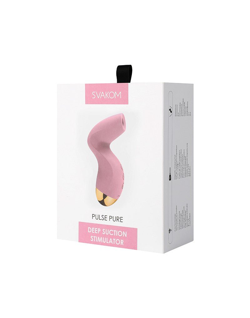 SVAKOM Luchtdruk Vibrator PULSE PURE - roze-Erotiekvoordeel.nl