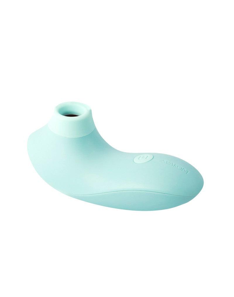 SVAKOM Pulse Lite Neo - Luchtdruk Vibrator met App-bediening - Licht Blauw-Erotiekvoordeel.nl