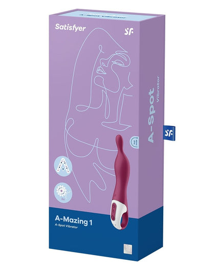 Satisfyer A-MAZING 1 A-spot Vibrator - berry rood-Erotiekvoordeel.nl