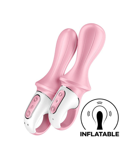 Satisfyer - Air Pump Booty 5+ - Opblaasbare Vibrator (met App Control) - Roze-Erotiekvoordeel.nl