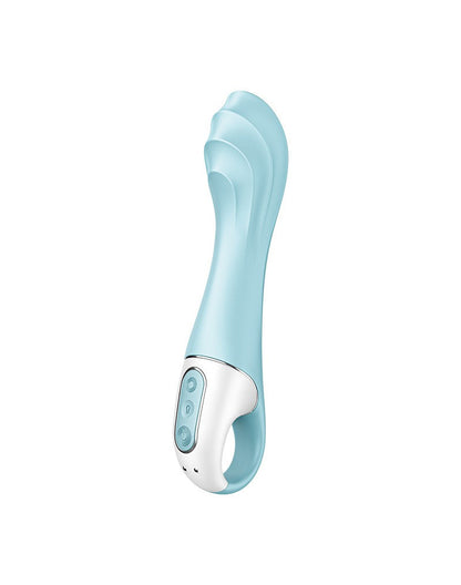 Satisfyer - Air Pump Vibrator 5+ - Opblaasbare G-Spot Vibrator (met App Control) - Blauw-Erotiekvoordeel.nl