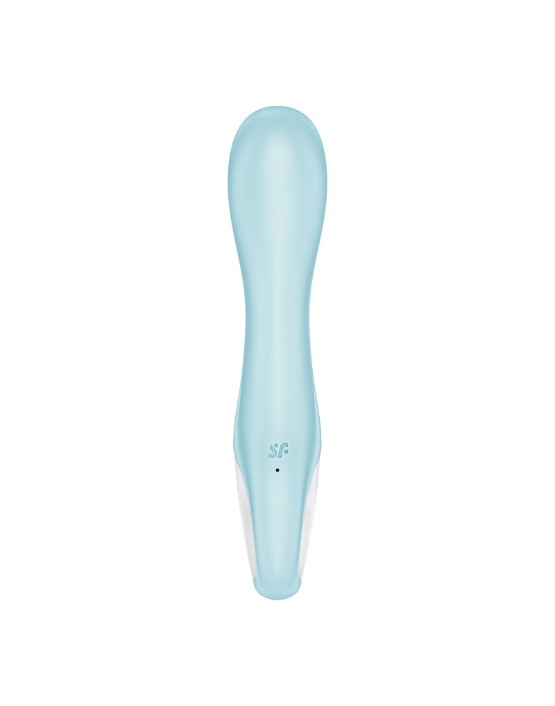 Satisfyer - Air Pump Vibrator 5+ - Opblaasbare G-Spot Vibrator (met App Control) - Blauw-Erotiekvoordeel.nl