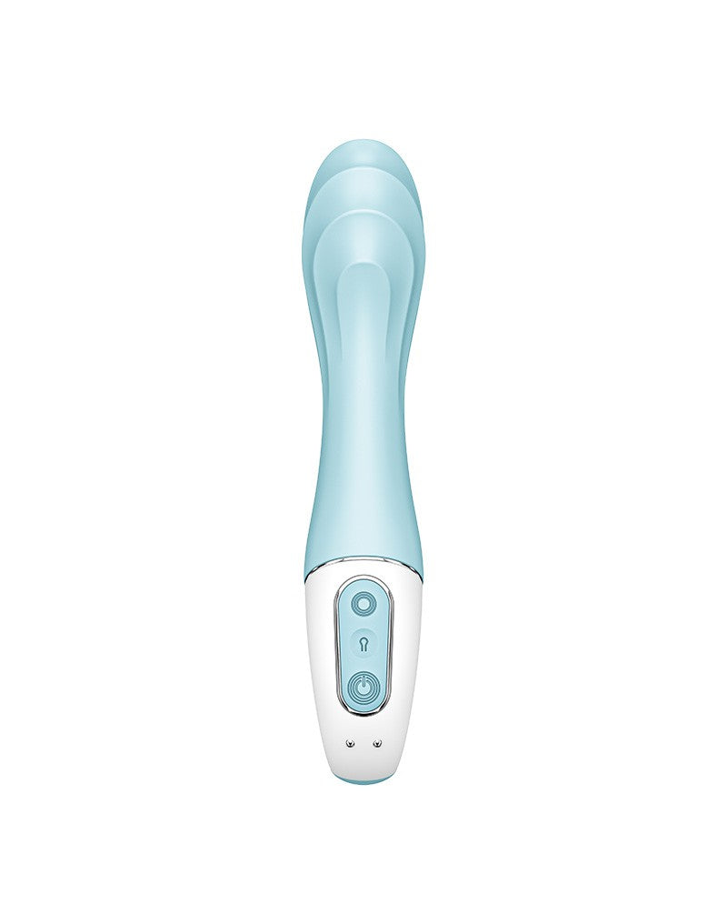 Satisfyer - Air Pump Vibrator 5+ - Opblaasbare G-Spot Vibrator (met App Control) - Blauw-Erotiekvoordeel.nl