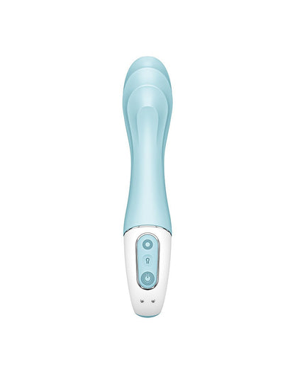 Satisfyer - Air Pump Vibrator 5+ - Opblaasbare G-Spot Vibrator (met App Control) - Blauw-Erotiekvoordeel.nl