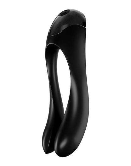 Satisfyer Candy Cane Vinger Vibrator - zwart- Erotiekvoordeel.nl