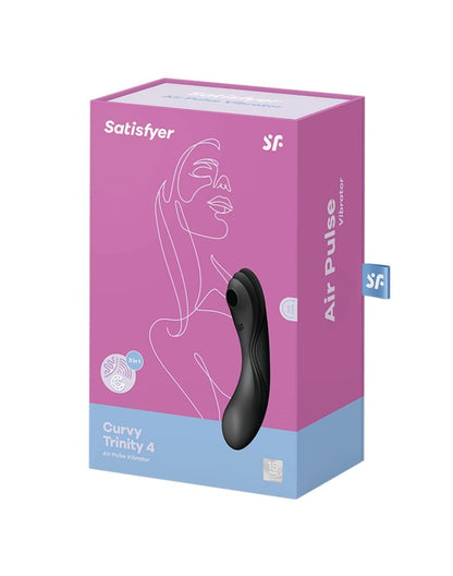 Satisfyer Curve Trinity 3-in-1 Vibrator - zwart-Erotiekvoordeel.nl