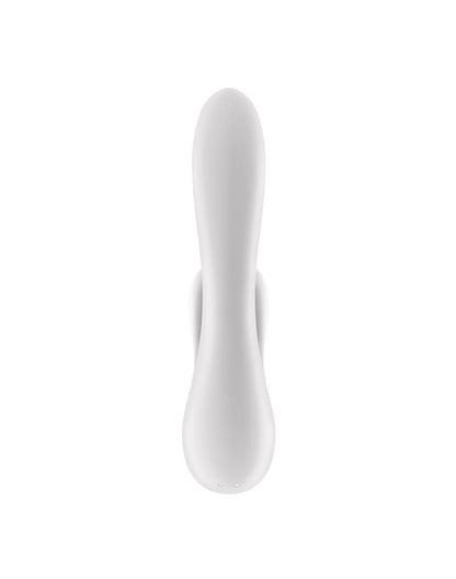 Satisfyer Double Flex Rabbit Tarzan Vibrator met APP control - wit-Erotiekvoordeel.nl