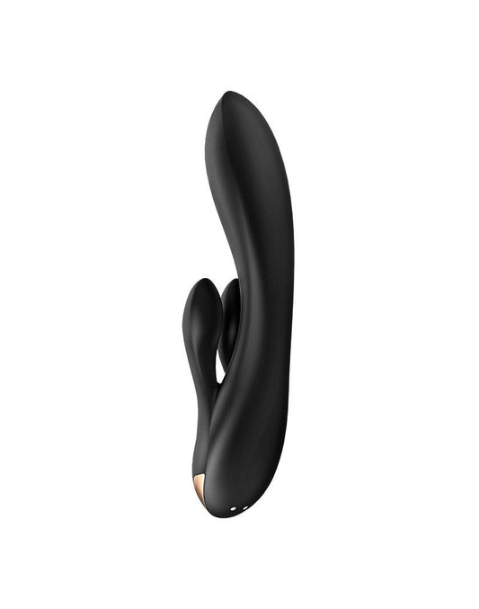 Satisfyer Double Flex Rabbit Tarzan Vibrator met APP control - zwart-Erotiekvoordeel.nl