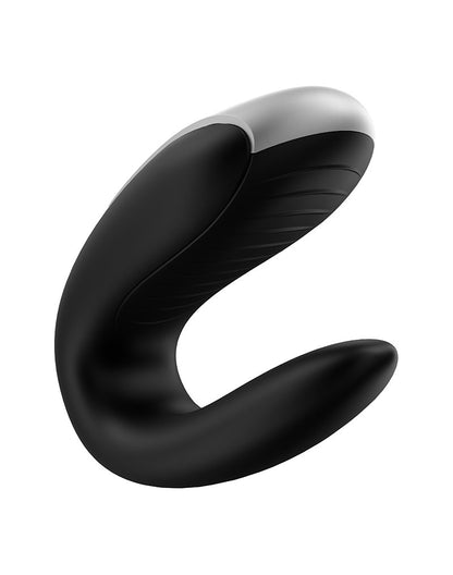 Satisfyer Double Fun Luxe Partner Vibrator met APP Control - zwart- Erotiekvoordeel.nl