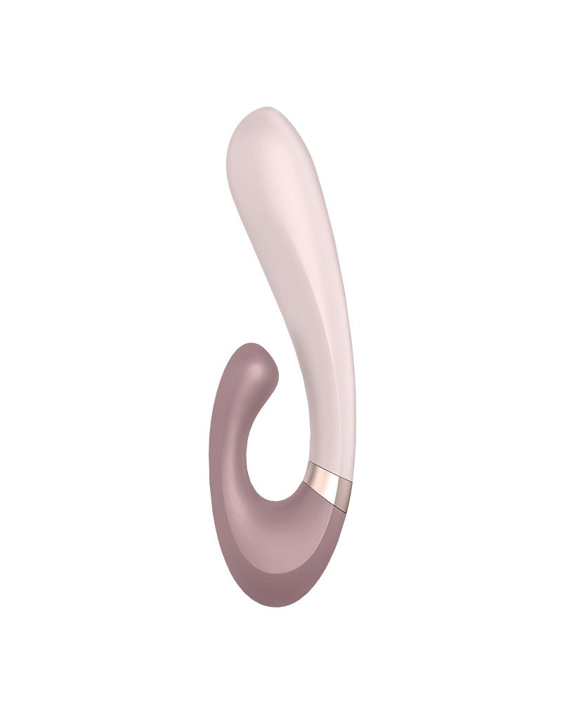 Satisfyer - Heat Wave - Verwarmde Rabbit Vibrator Met App Control - Mauve-Erotiekvoordeel.nl