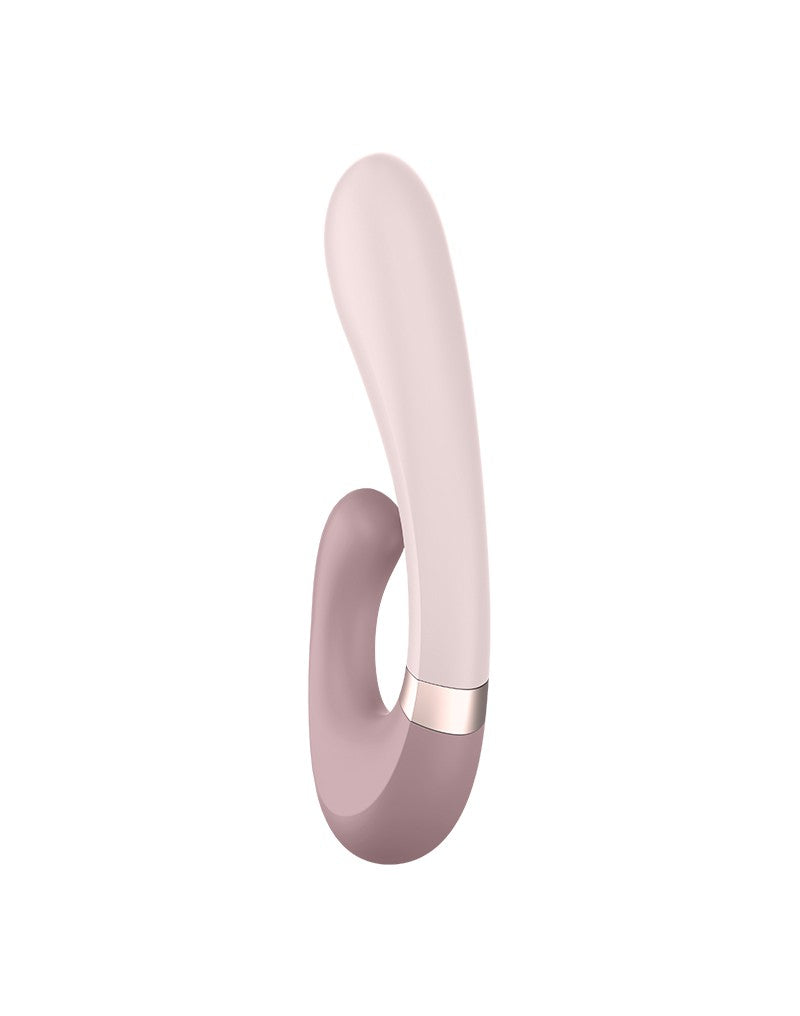 Satisfyer - Heat Wave - Verwarmde Rabbit Vibrator Met App Control - Mauve-Erotiekvoordeel.nl