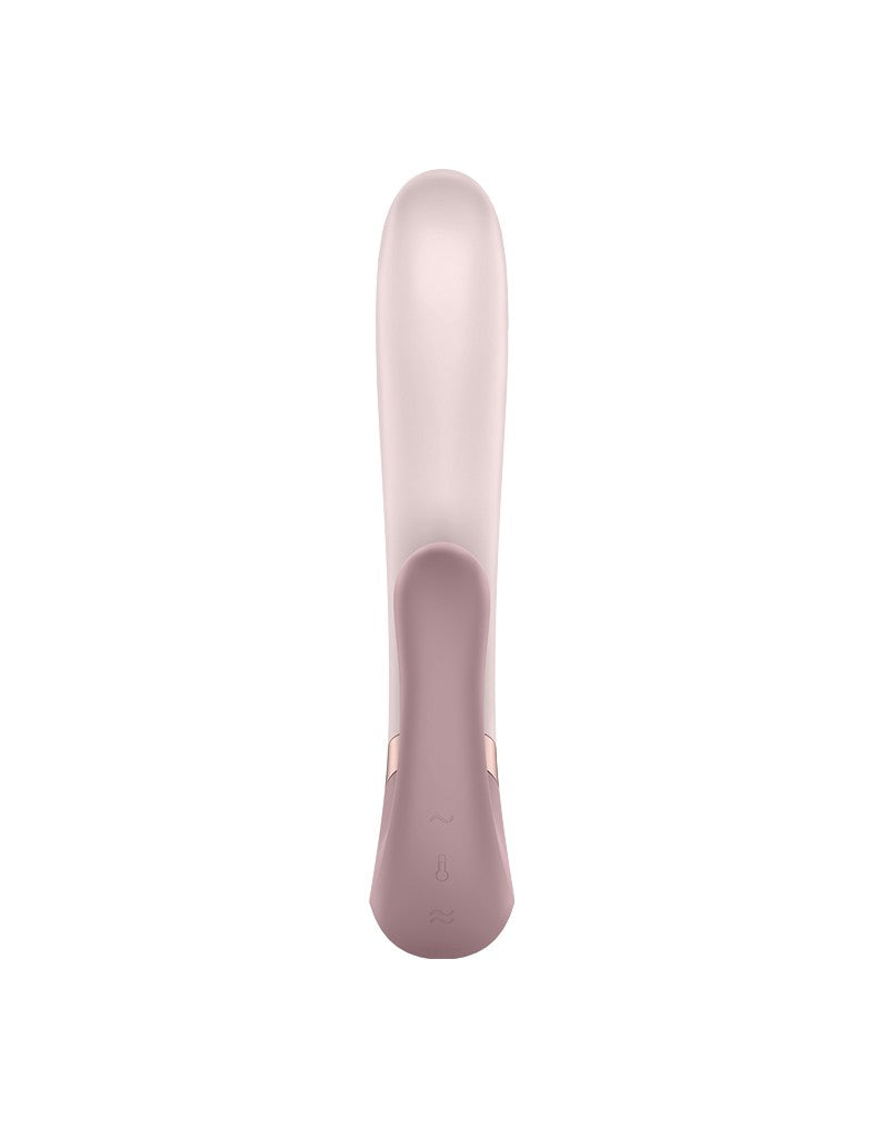 Satisfyer - Heat Wave - Verwarmde Rabbit Vibrator Met App Control - Mauve-Erotiekvoordeel.nl