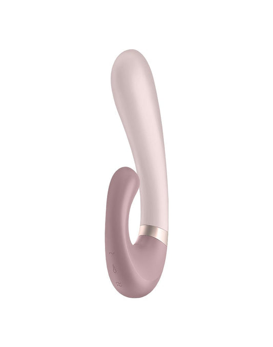 Satisfyer - Heat Wave - Verwarmde Rabbit Vibrator Met App Control - Mauve-Erotiekvoordeel.nl