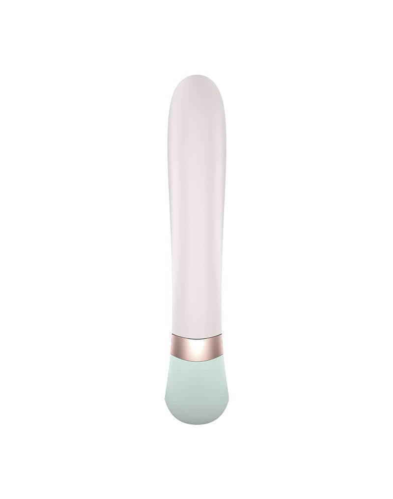 Satisfyer - Heat Wave - Verwarmde Rabbit Vibrator Met App Control - Mintgroen-Erotiekvoordeel.nl