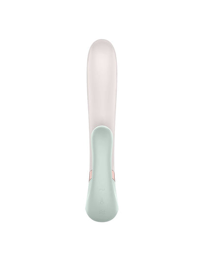 Satisfyer - Heat Wave - Verwarmde Rabbit Vibrator Met App Control - Mintgroen-Erotiekvoordeel.nl