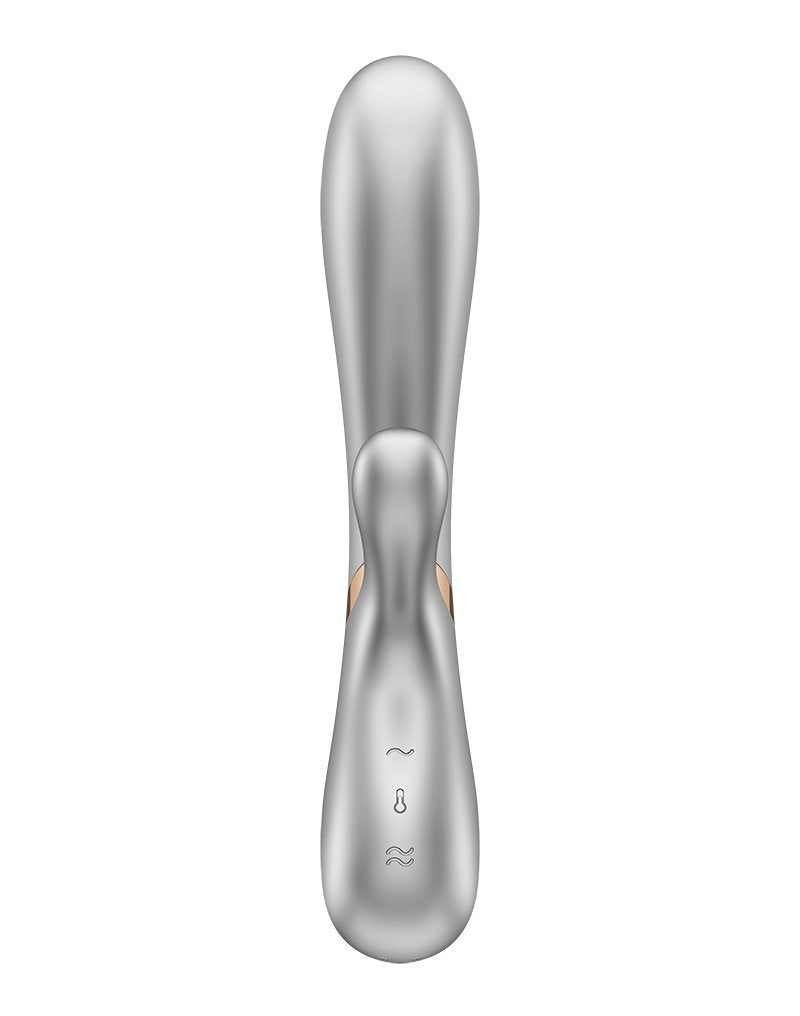 Satisfyer Hot Love Verwarmende Vibrator met APP Control - zilver-Erotiekvoordeel.nl