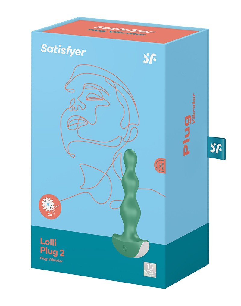 Satisfyer Lolli Plug 2 Vibrerende Buttplug - groen - Erotiekvoordeel.nl