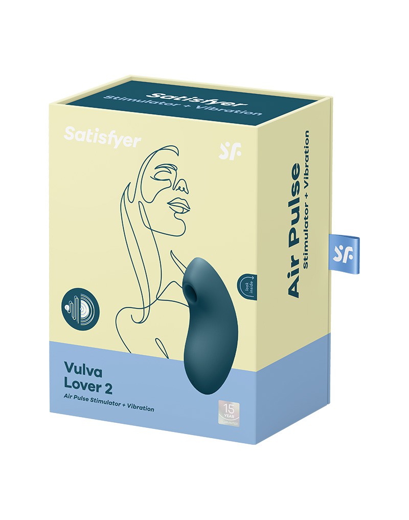 Satisfyer Luchtdruk Vibrator VULVA LOVER 2 - blauw-Erotiekvoordeel.nl