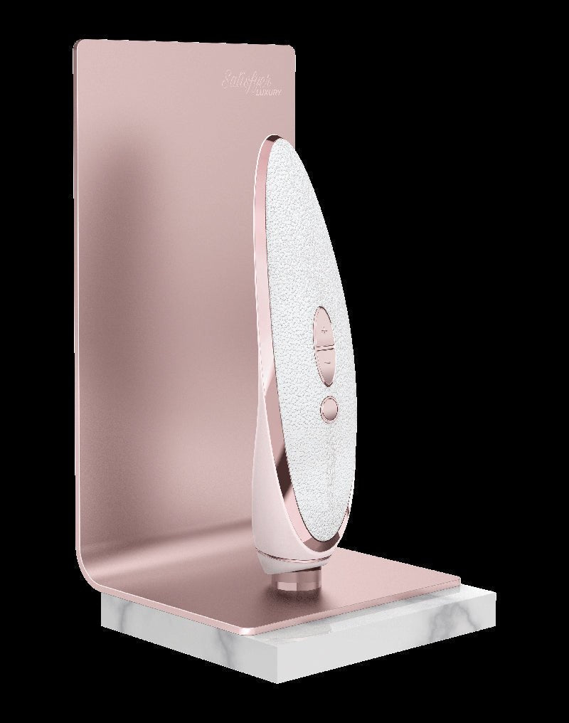 Satisfyer Luxury Luchtdruk Vibrator Pret a Porter - wit/rose goud - Erotiekvoordeel.nl