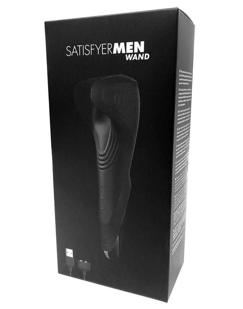 Satisfyer Man Wand Masturbator - zwart - Erotiekvoordeel.nl