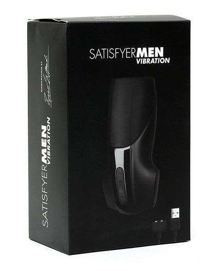 Satisfyer Men Masturbator Vibrerend - zwart - Erotiekvoordeel.nl