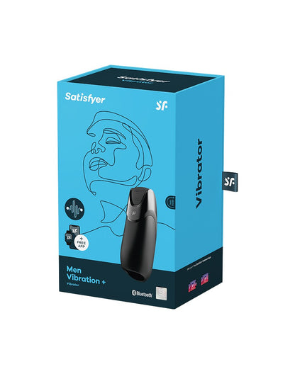 Satisfyer - Men Vibration+ (met App Control) - Masturbator - Zwart-Erotiekvoordeel.nl